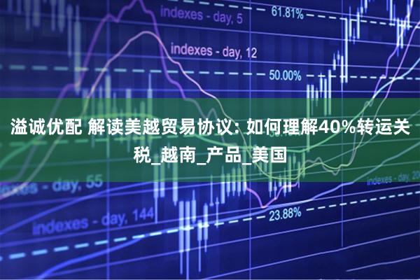溢诚优配 解读美越贸易协议: 如何理解40%转运关税_越南_产品_美国